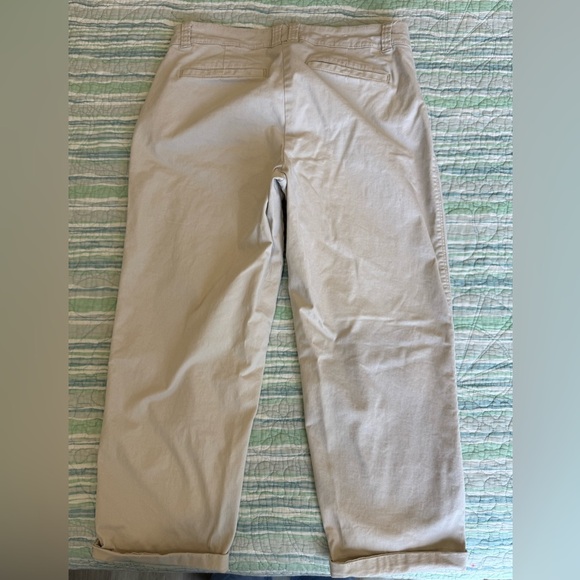 Crown & Ivy Tan Capris Relaxed Fit - Picture 3 of 5